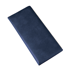 Визитница (128 визиток); синий; 12х26,3 см; искуccтвенная кожа; шелкография