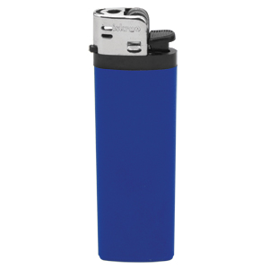 Зажигалка кремневая ISKRA, синяя, 8,18х2,53х1,05 см, пластик/тампопечать